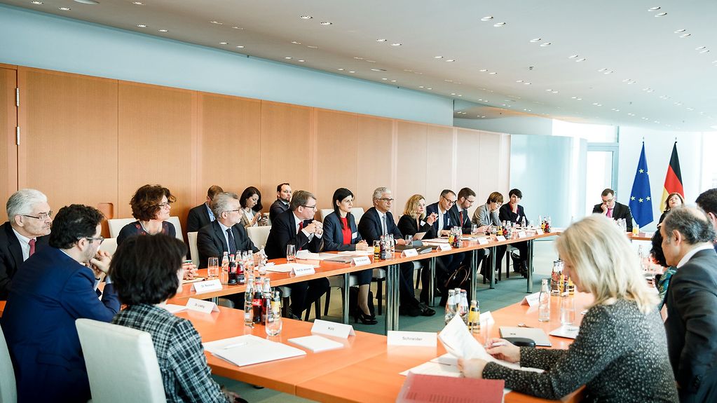 Mitglieder der Fachkommission Integrationsfähigkeit in Bonn